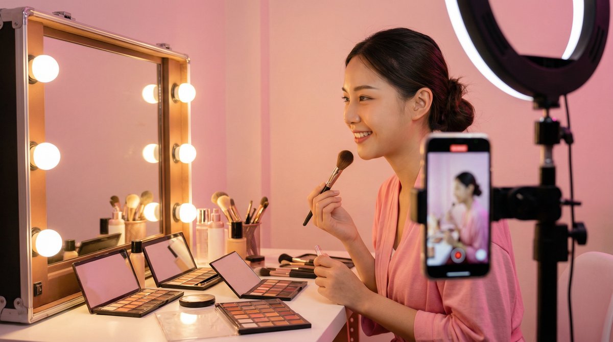 小马拉大车美妆视频